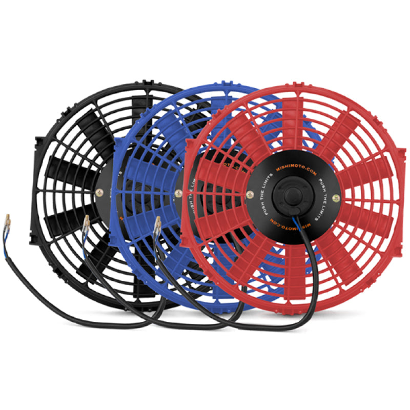 Mishimoto 12 Inch Red Electric Fan 12V - Racecraft Industries