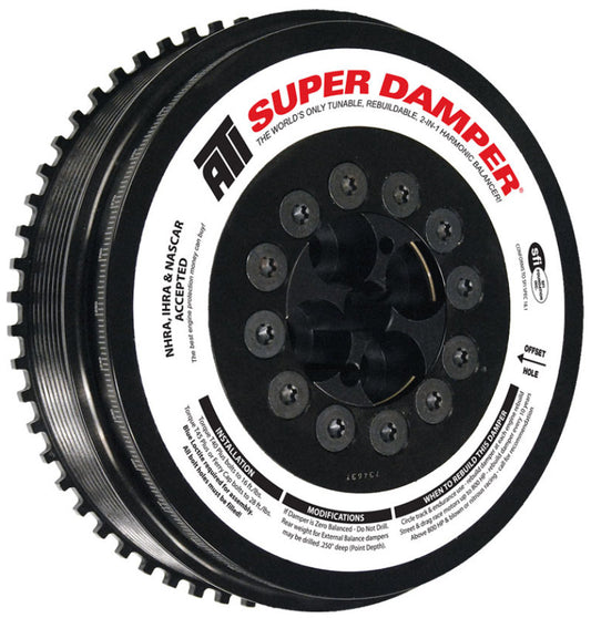 ATI Damper - 7.98in - Steel - 8 Grv - Cummins - 07.5-15 6.7L w/Reluctor Wheel - 3 Ring Hvy - Diesel - Racecraft Industries