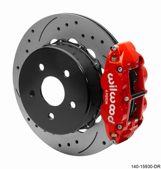 Wilwood Superlite 4R Rear Brake Kit 14.00 Red 2018-Up Jeep JL SRP w/Lines - Racecraft Industries