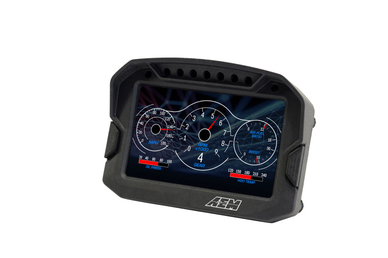 AEM CD-5LG Carbon Logging Digital Dash Display w/ Internal 10Hz GPS & Antenna - Racecraft Industries