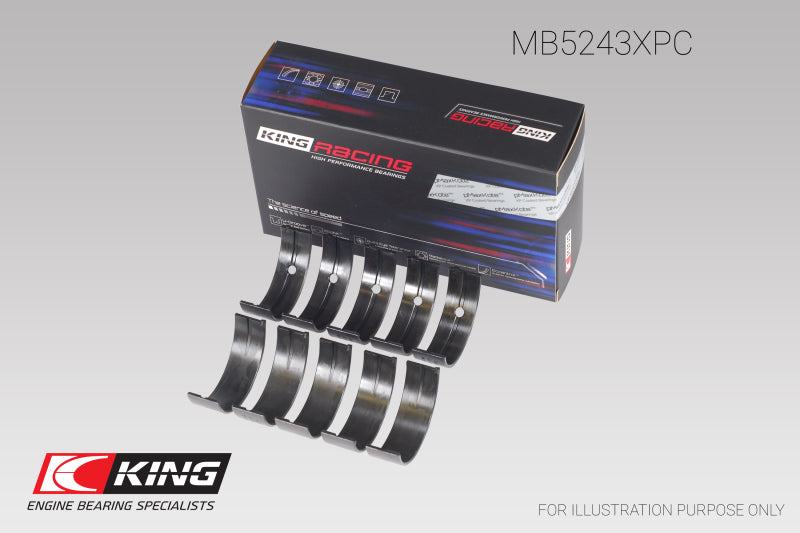 King Nissan SR20DE/DET (2.0L) (Size STD) Performance Coated Main Bearing Set - Racecraft Industries