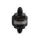 Turbosmart Billet Turbo Oil Feed Filter w/ 44 Micron Pleated Disc AN-3 Male Inlet - Black - Racecraft Industries