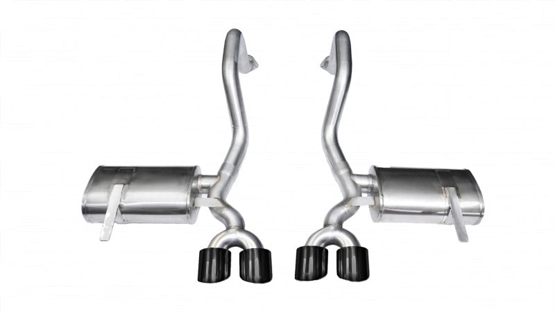 Corsa 1997-2004 Chevrolet Corvette C5 Z06 5.7L V8 Black Xtreme Axle-Back Exhaust - Racecraft Industries