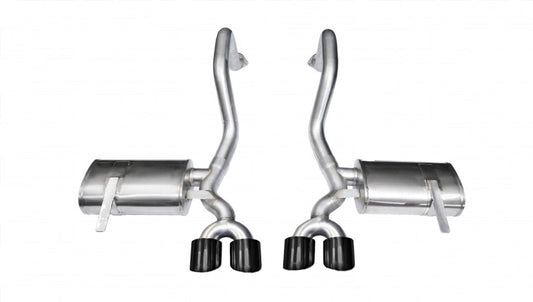 Corsa 1997-2004 Chevrolet Corvette C5 Z06 5.7L V8 Black Xtreme Axle-Back Exhaust - Racecraft Industries