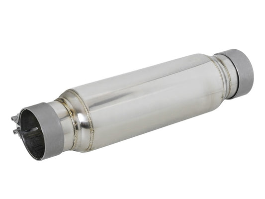aFe MACH Force-Xp 409 SS Resonator 3in. Inlet/Outlet / 4in. Diameter / 12in. Body / 16in. Length - Racecraft Industries