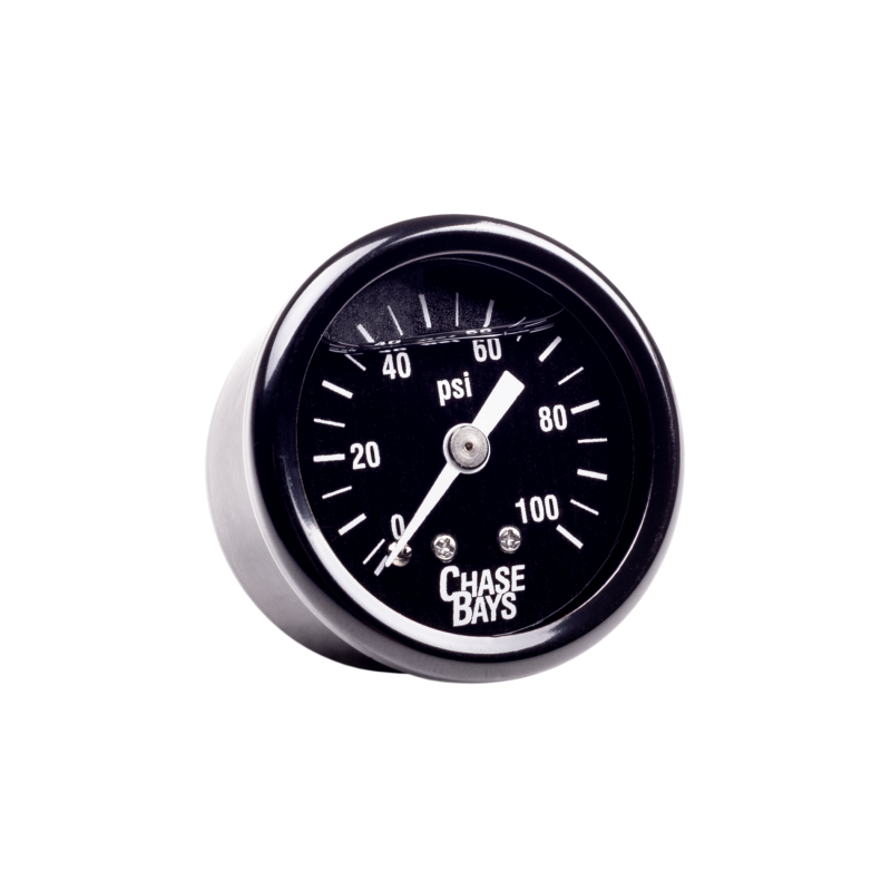 Chase Bays Liquid Filled 0-100psi Fuel Pressure Gauge - Racecraft Industries
