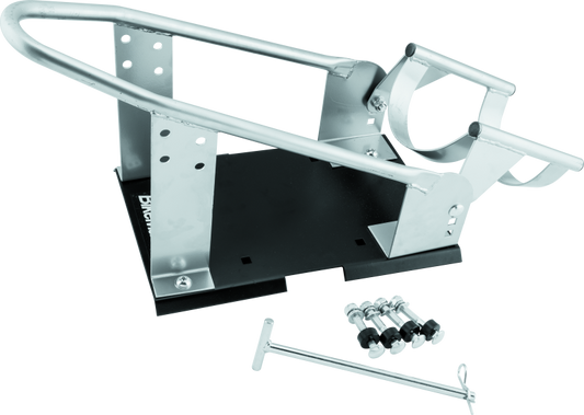 BikeMaster Heavy Duty Wheel Chock - Silver - Racecraft Industries
