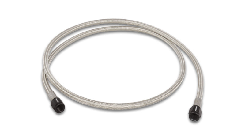 Vibrant Univ Oil Feed Kit 2ft Teflon lined S.S. hose with two -4AN female fittings preassembled - Racecraft Industries