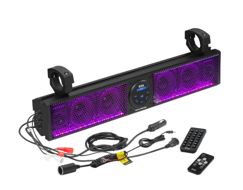 Boss Audio Systems ATV UTV 26in Sound Bar System w/ RGB Illumination - Racecraft Industries