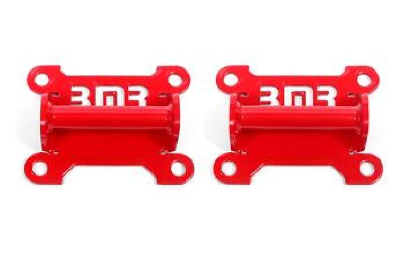 BMR 98-02 Chevrolet Camaro Motor Mount Kit (Solid Steel) - Red - Racecraft Industries