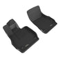 3D Maxpider 20-22 Chevrolet Corvette C8 20-22 Kagu Floor Mats - Black R1 - Racecraft Industries