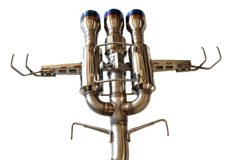 Invidia 22+ HONDA CIVIC TYPE-R FL5 R400 SINGLE LAYER TI TIP FULL CAT-BACK (NON POLISH PIPE) - Racecraft Industries