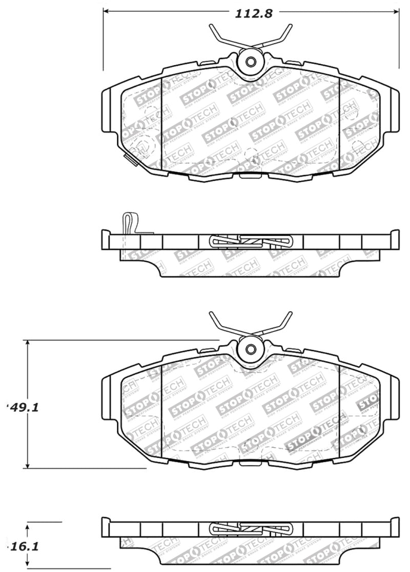 StopTech Performance Brake Pads - Racecraft Industries