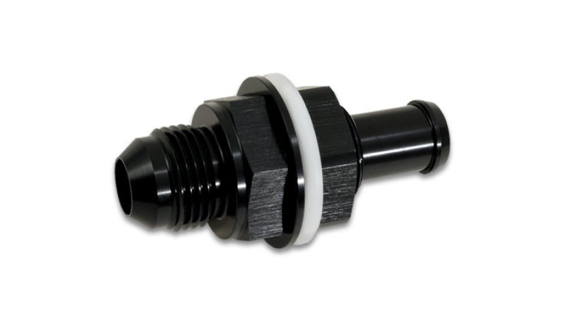 Vibrant Bulkhead Fuel Cell Adapter -6AN Male Flare x 3/8in Barb - Racecraft Industries
