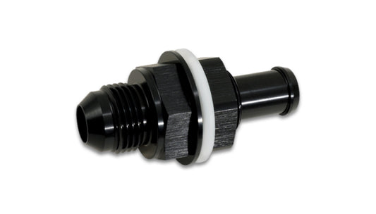 Vibrant Bulkhead Fuel Cell Adapter -8AN Male Flare x 1/2in Barb - Racecraft Industries