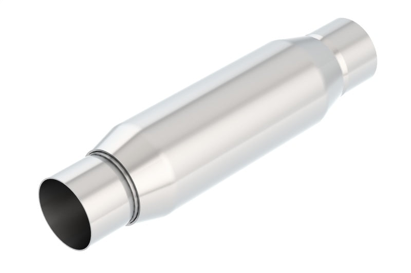 Borla CrateMuffler Resonator Option 2.5in Center/Center 3.5in Round x 10in - Racecraft Industries
