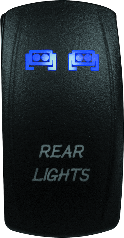 DragonFire Racing Lighted Switch Rear Light On/Off Blue - Racecraft Industries