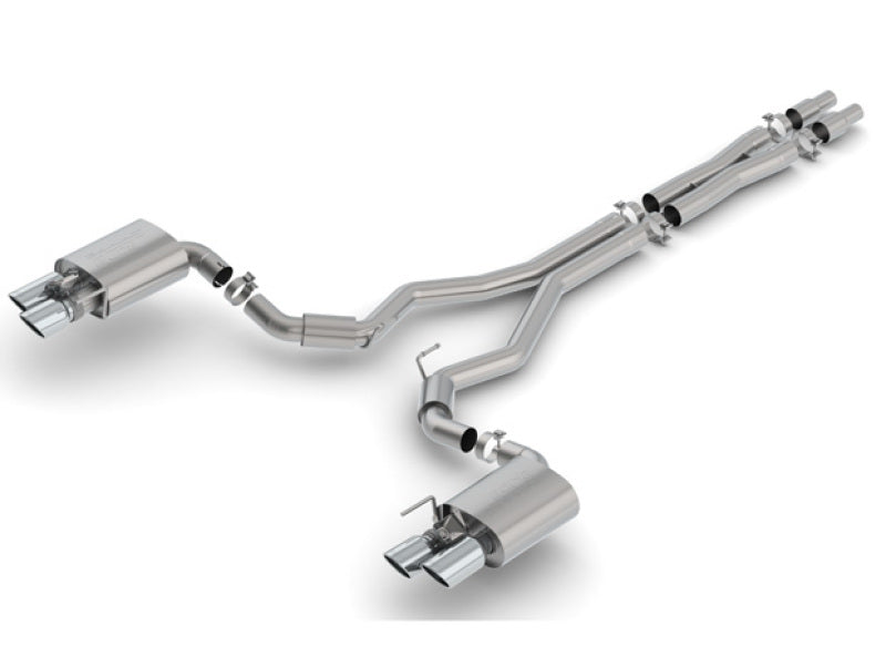 Borla 2018 Ford Mustang GT 5.0L AT/MT 3in S-Type Catback Exhaust w/ Valves - Racecraft Industries