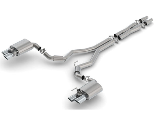 Borla 2018 Ford Mustang GT 5.0L AT/MT 3in S-Type Catback Exhaust w/ Valves - Racecraft Industries