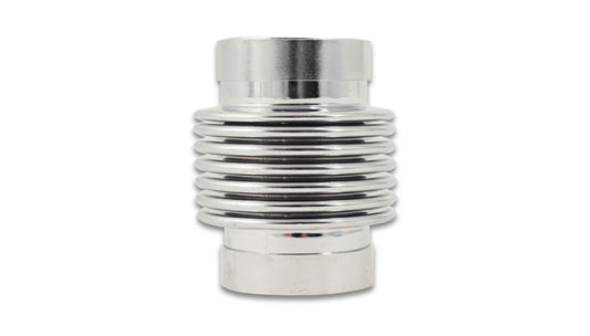 Vibrant SS Bellow Assembly w/ Liner 1.875in Inlet/Outlet ID x 2.75in OAL Electro Polished - Racecraft Industries