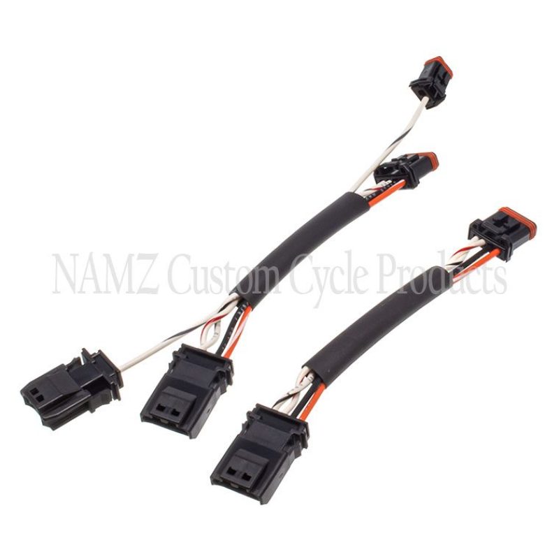NAMZ 2012+ V-Twin Dyna Handlebar Control Xtension Harness 12in. - Racecraft Industries