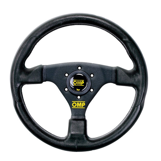 OMP GP Racing Steering Wheel - Black/Black - Racecraft Industries
