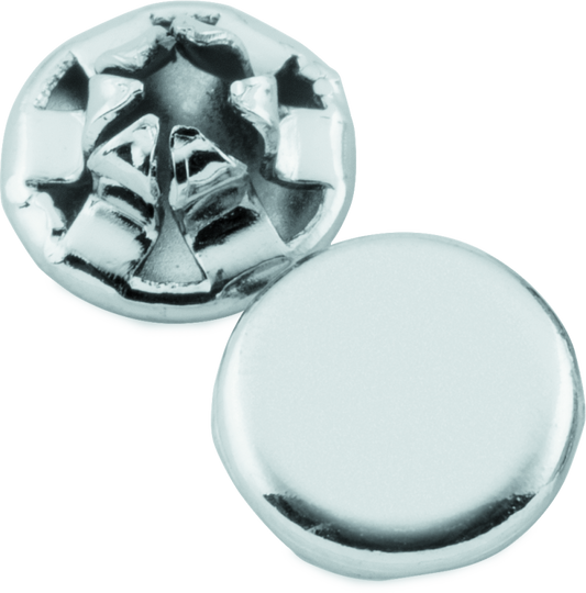 Kuryakyn Custom End Plugs Chrome For 1/4inch Allen Bolts (Set of 10) - Racecraft Industries