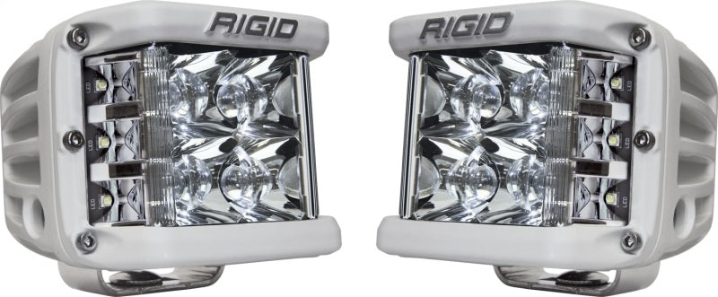 Rigid Industries D-SS - Spot - Set of 2 - White Housing - Racecraft Industries
