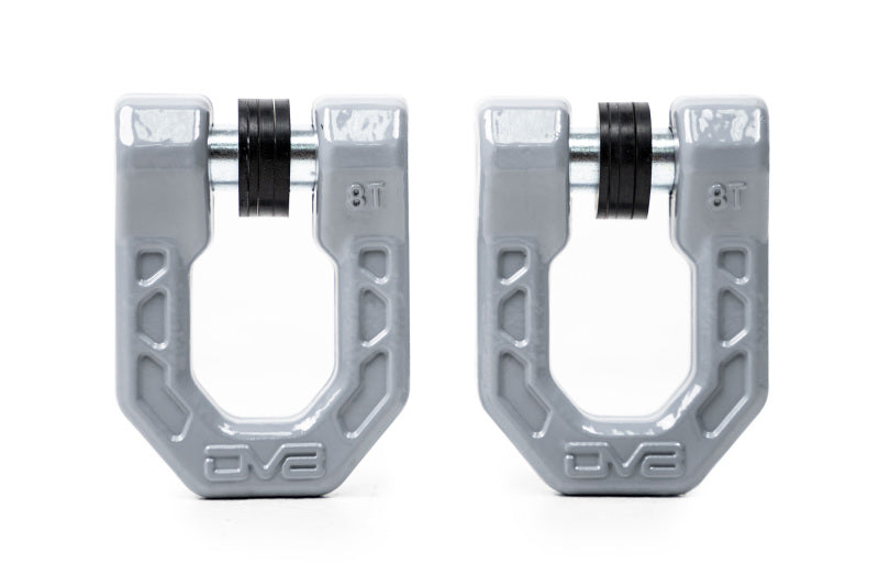 DV8 Offroad Elite Series D-Ring Shackles - Pair (Gray) - Racecraft Industries