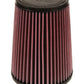 K&N Filter Universal Rubber Filter 4 inch Flange 5 3/8 inch Base 4 3/8 inch Top 7 inch Height - Racecraft Industries