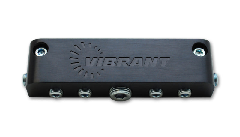 Vibrant Aluminum Vacuum Manifold (new design) - Black - Racecraft Industries