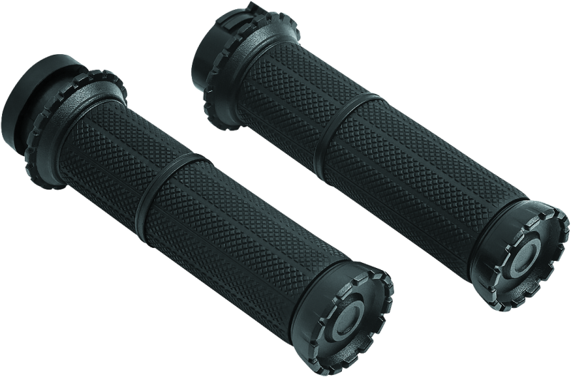 Kuryakyn Riot Grips Dual Cable Satin Black - Racecraft Industries