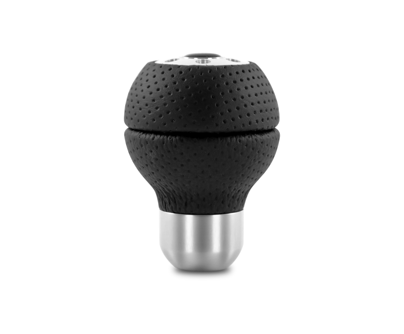 Momo Race Shift Knob - Black Airleather, Aluminum Insert - Racecraft Industries