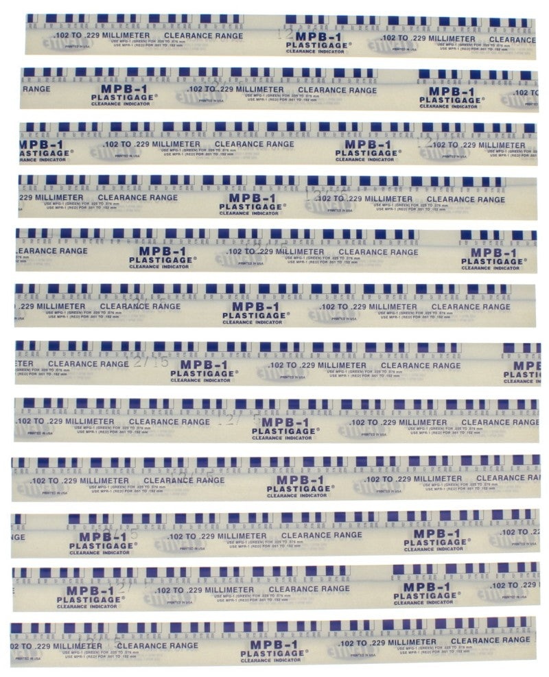 Clevite Plastigage Blue Plastigage - 12 Pack - Racecraft Industries