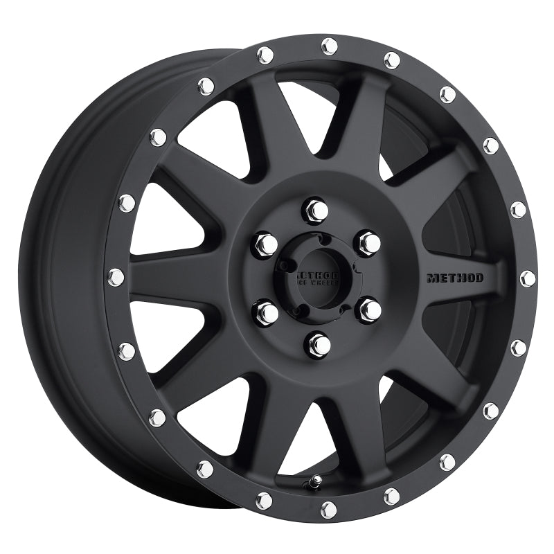 Method MR301 The Standard 17x7.5 +50mm Offset 6x130 84.1mm CB Matte Black Wheel - Racecraft Industries