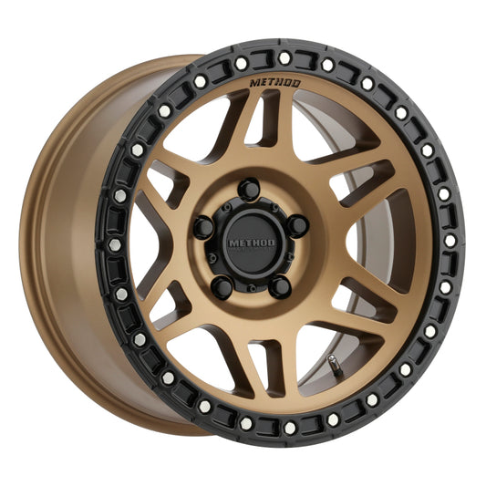 Method MR312 17x8.5 0mm Offset 5x150 110.5mm CB Method Bronze/Black Street Loc Wheel - Racecraft Industries