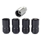 McGard Wheel Lock Nut Set - 4pk. (Cone Seat) M14X1.5 / 21mm & 22mm Dual Hex / 1.639in. L - Black - Racecraft Industries