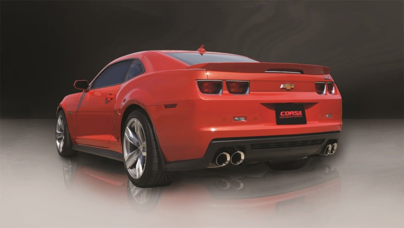 Corsa 2012-2015 Chevrolet Camaro Coupe ZL1 6.2L V8 Polished Sport Cat-Back + XO Exhaust - Racecraft Industries