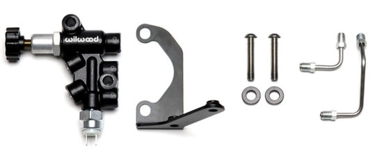 Wilwood Tandem Master Cylinder Mounting Bracket R/H Kit w/ Prop Valve - Racecraft Industries