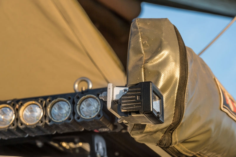 KC HiLiTES C-Series C2 LED 2in. Backup Area Flood Light 20w (Pair Pack System) - Black - Racecraft Industries