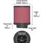 K&N Universal Rubber Filter 3 inch 5 Degree FLG 4 1/2 inch OD 5 inch Height - Racecraft Industries