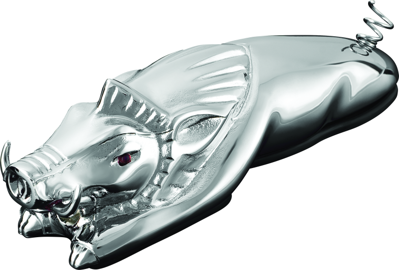Kuryakyn Wild Boar Fender Ornament Chrome - Racecraft Industries