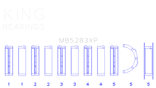 King Performance Main Race Bearing Set - Size Standard - Racecraft Industries
