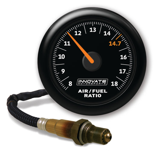 Innovate MTX-AL Analog Air/Fuel Ratio Gauge Kit - Black Dial - Racecraft Industries
