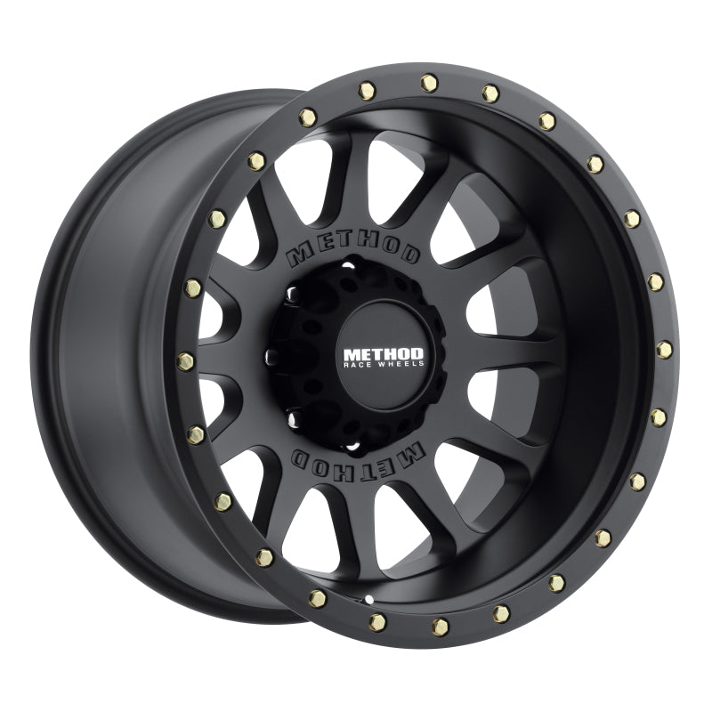 Method MR605 NV 20x10 -24mm Offset 8x180 124.1mm CB Matte Black Wheel - Racecraft Industries