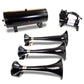 Kleinn Triple Black Horn Kit w/150 PSI Waterproof 3.0 gal Air Tank - Racecraft Industries