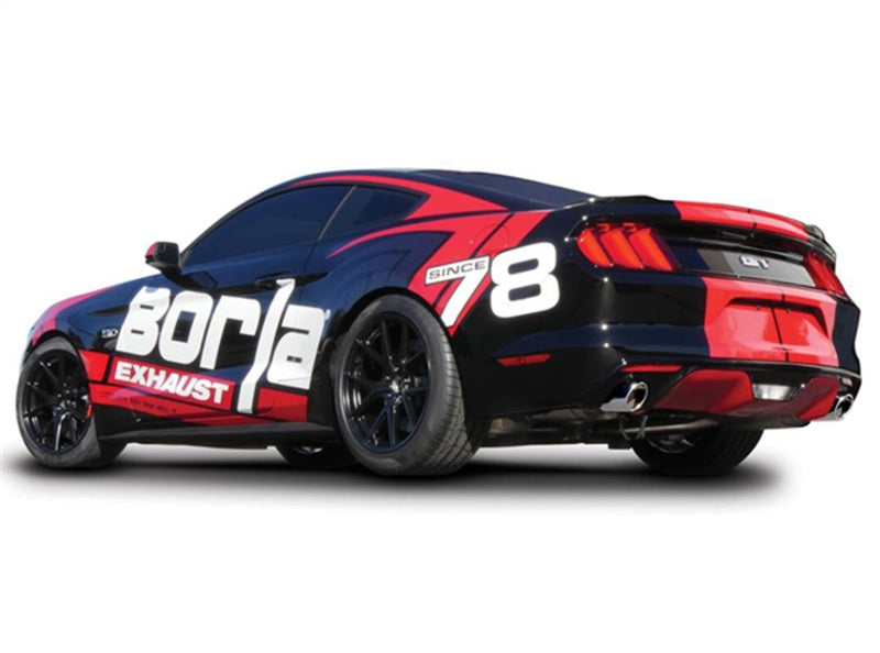 Borla Atak S Cat-Back 15-17 Ford Mustang GT 5.0L V8 MT/AT 2.5in pipe 4in tip - Racecraft Industries