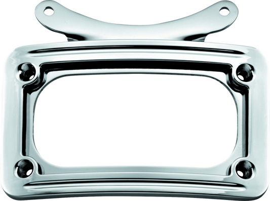 Kuryakyn Curved License Plate Frame Chrome - Racecraft Industries