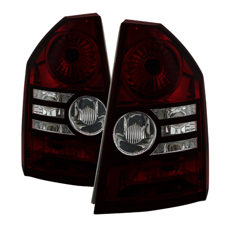 Xtune Chrysler 300 2008-2010 OEM Style Tail Lights -Red Smoked ALT-JH-C308-OE-RSM - Racecraft Industries