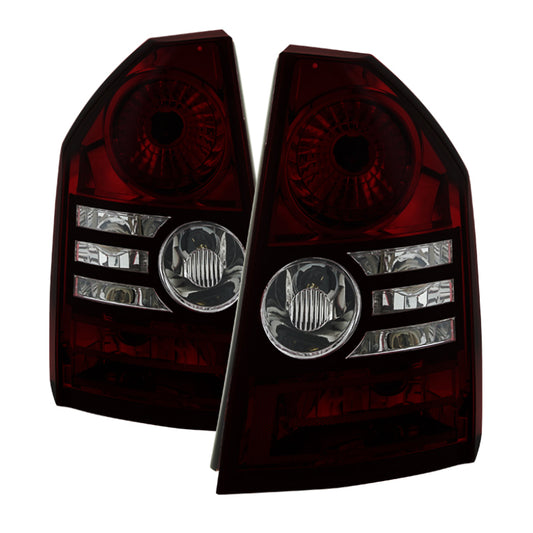 Xtune Chrysler 300 2008-2010 OEM Style Tail Lights -Red Smoked ALT-JH-C308-OE-RSM - Racecraft Industries